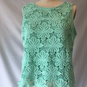Lace tank top